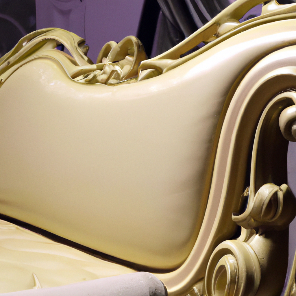 chaise baroque cuir