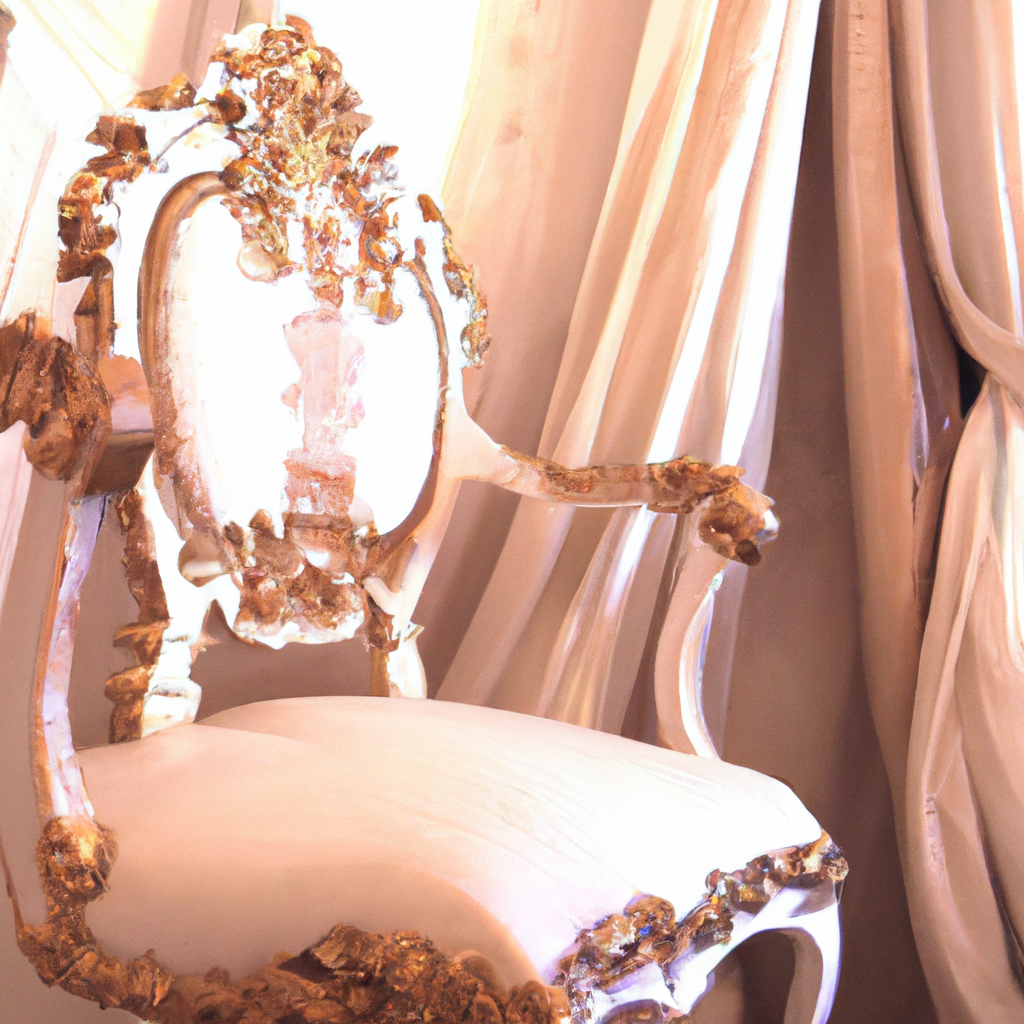 Baroque wedding chair