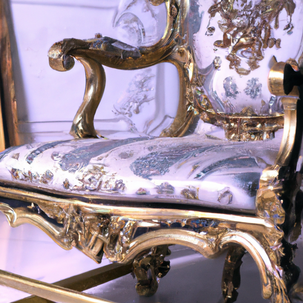 Chaise baroque haute