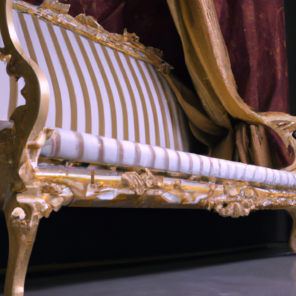 Baroque style chaise lounge