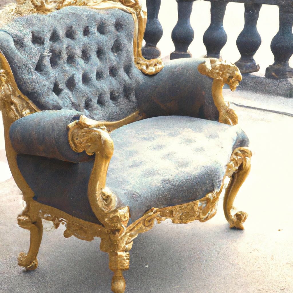 Chaise baroque discount