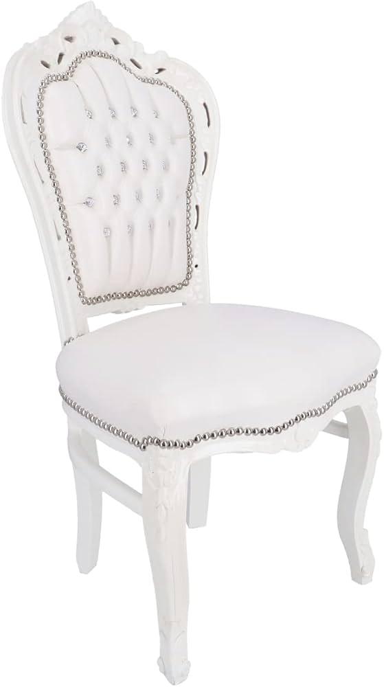 Features of the violet baroque chair