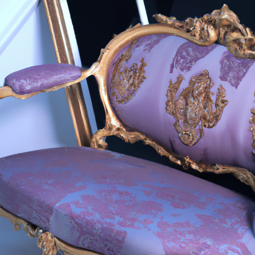 Chaise Velours Baroque