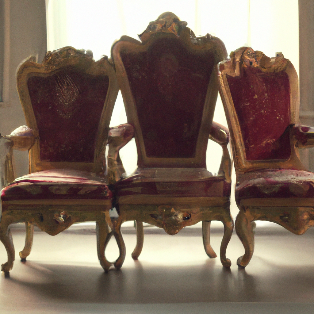 Lot de Chaise Baroque