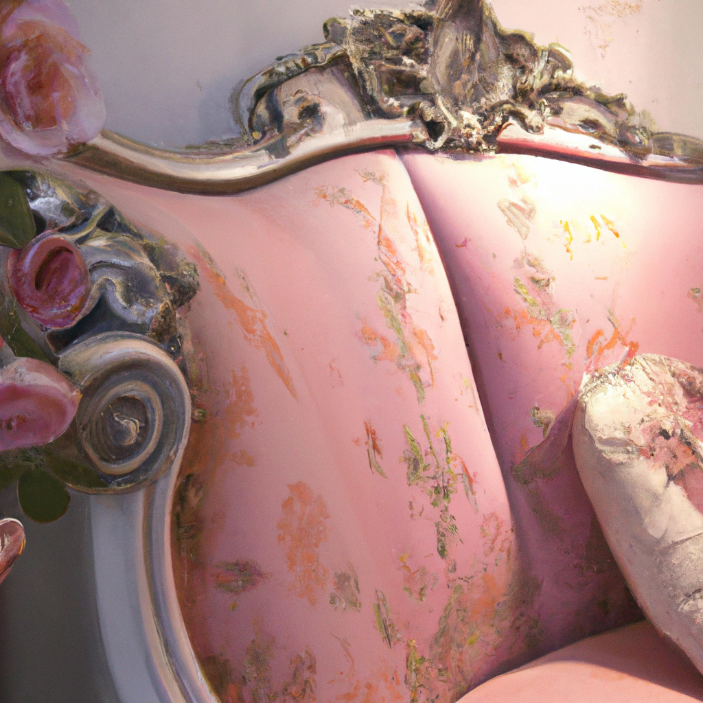 Chaise Rose Baroque