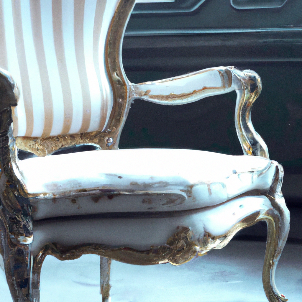 Chaise baroque contemporaine