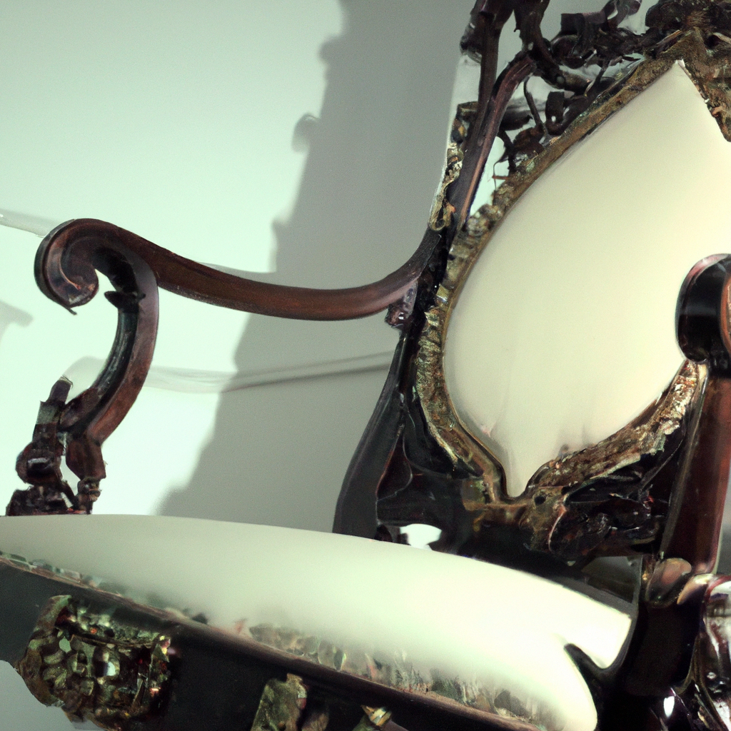 Chaise baroque noir barocco