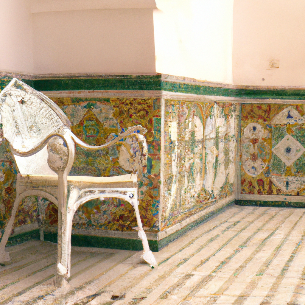 Chaise baroque en tunisie