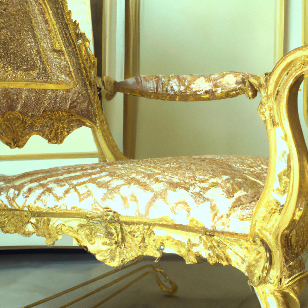 Chaise baroque lounge