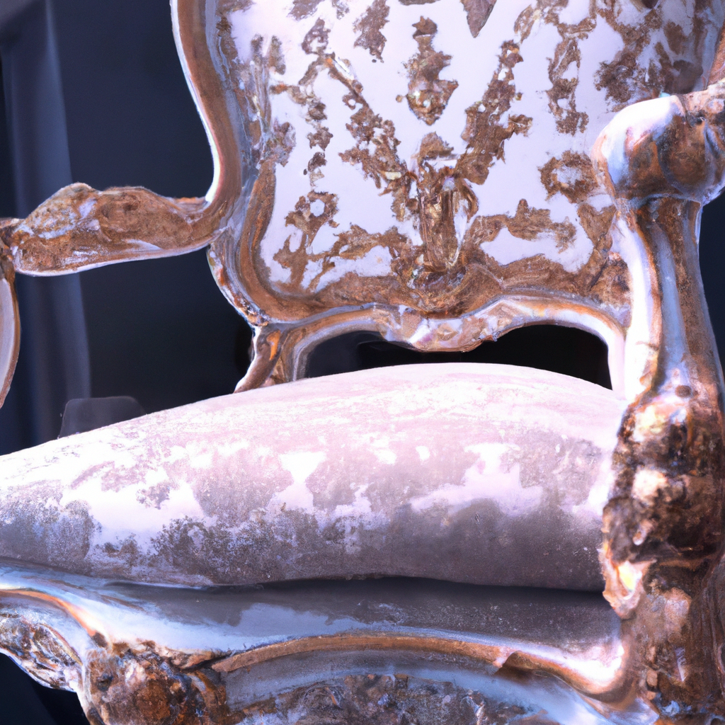 Chaise ancienne style baroque