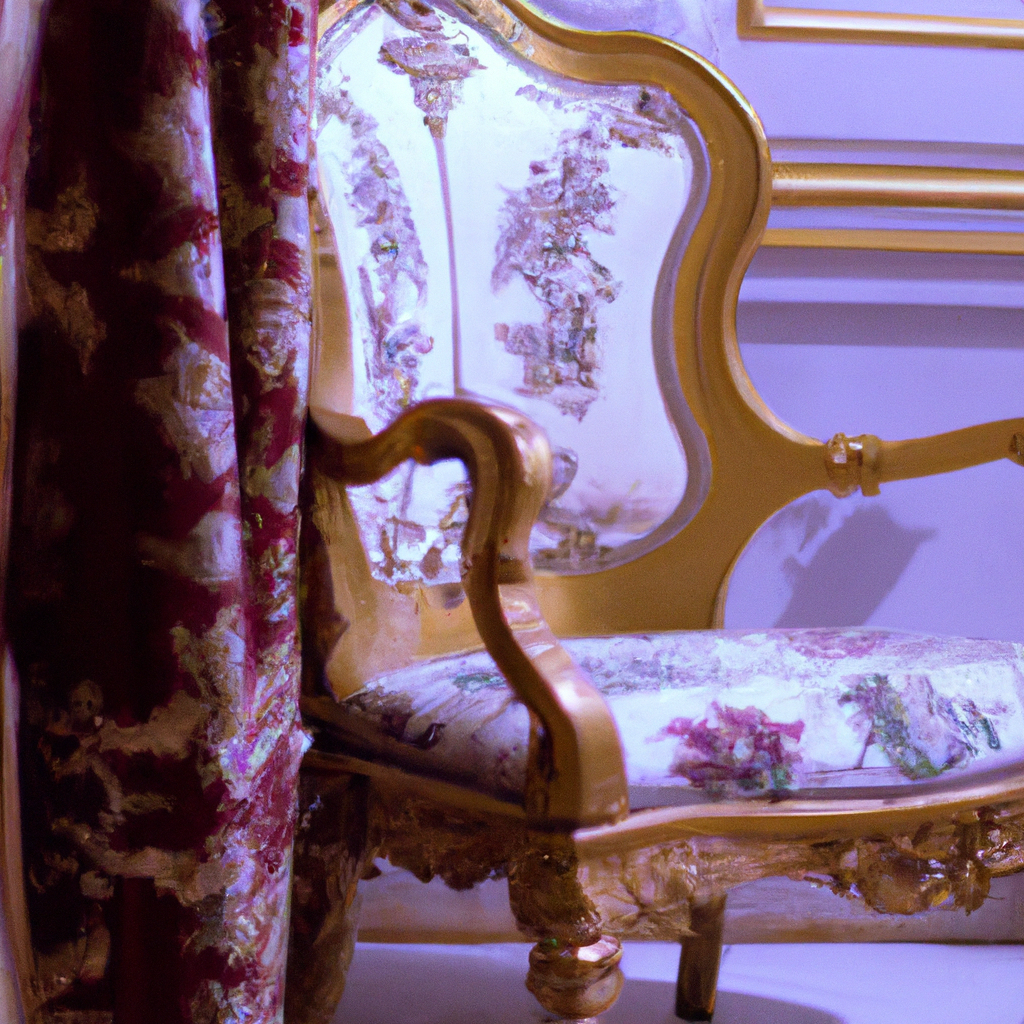 Chaise baroque a louer