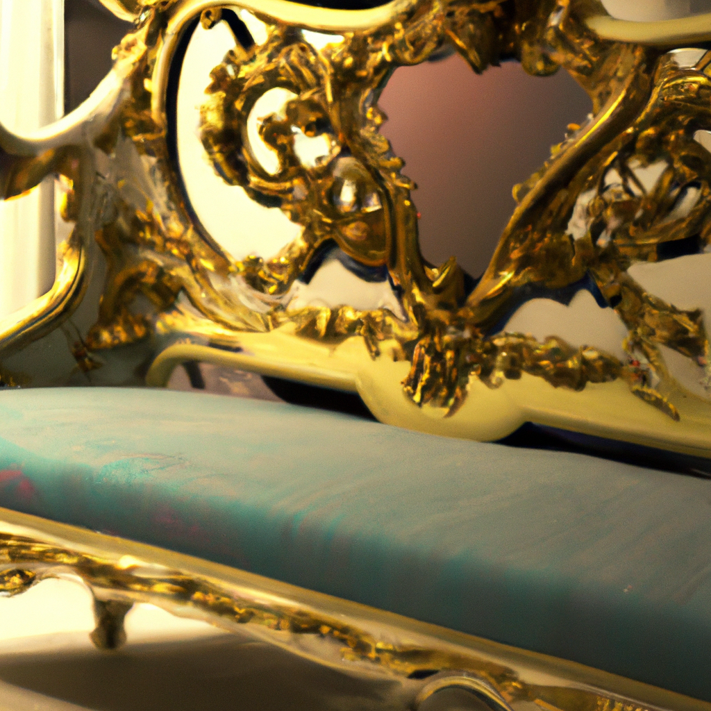 Chaise baroque oriental