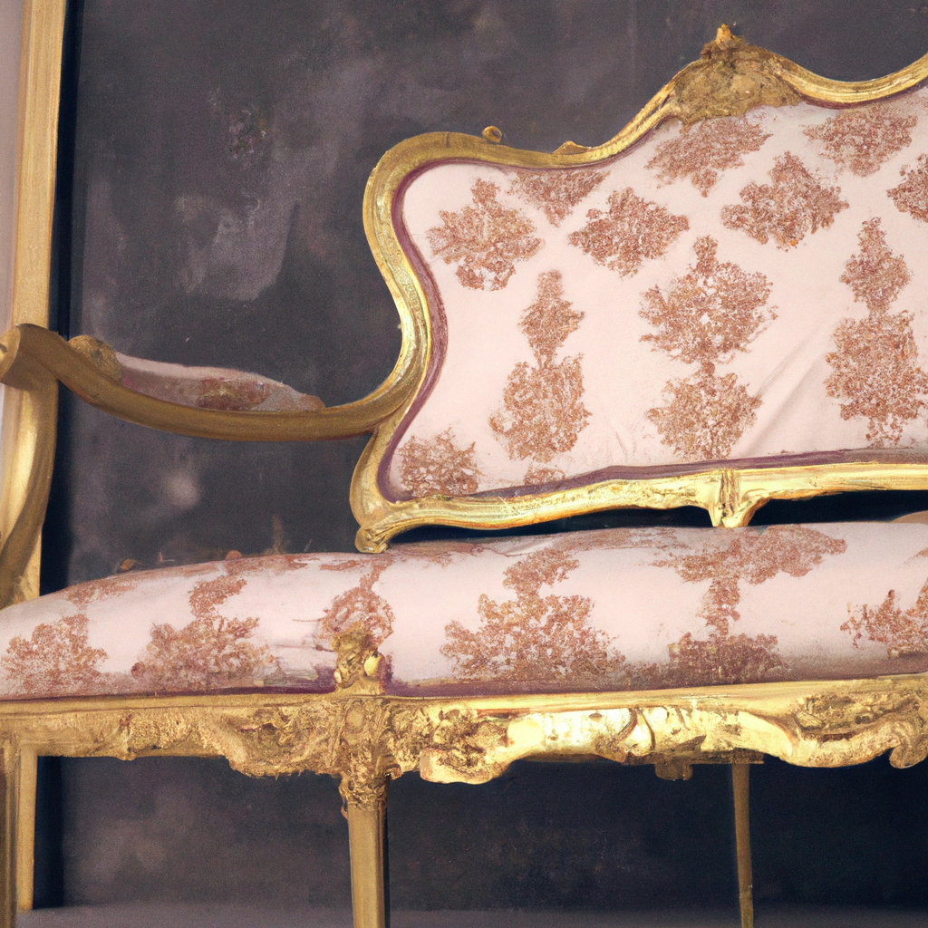 Chaise baroque acad