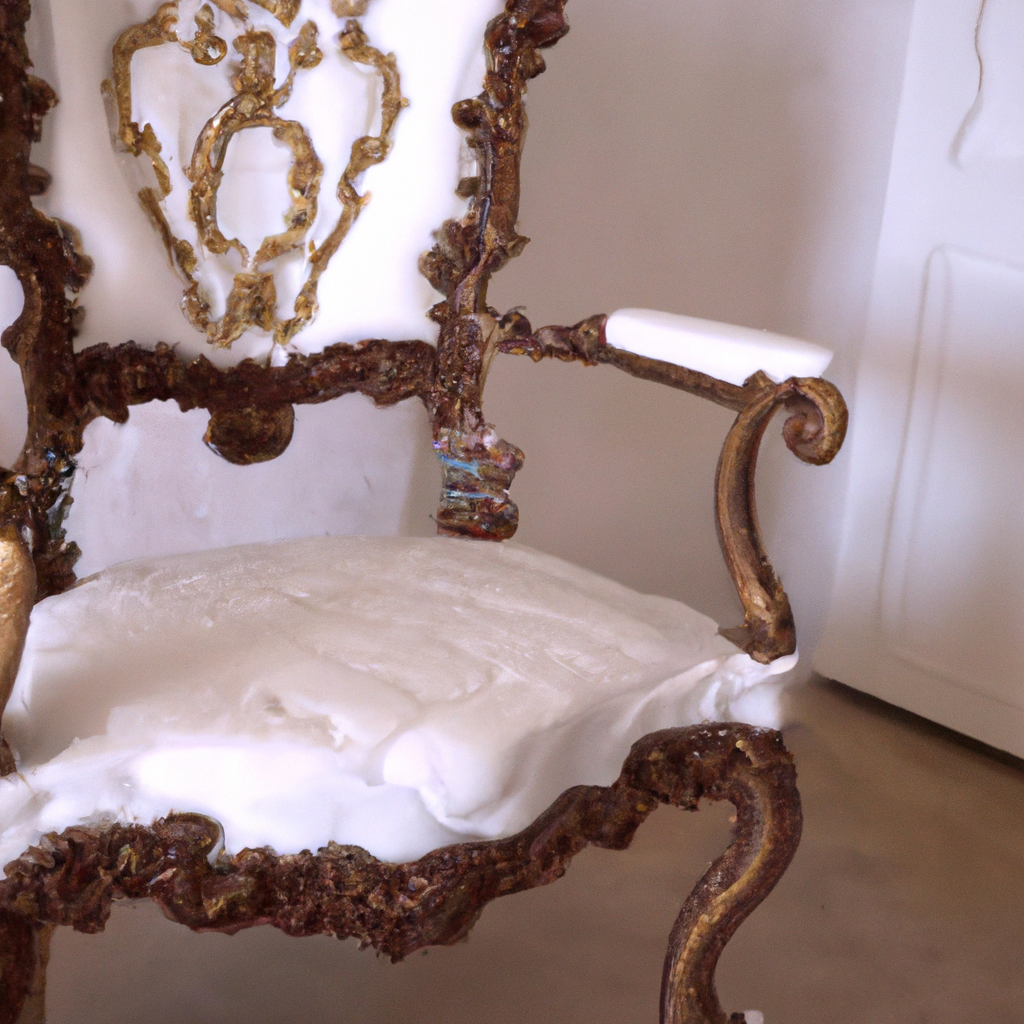 Chaise a bascule baroque