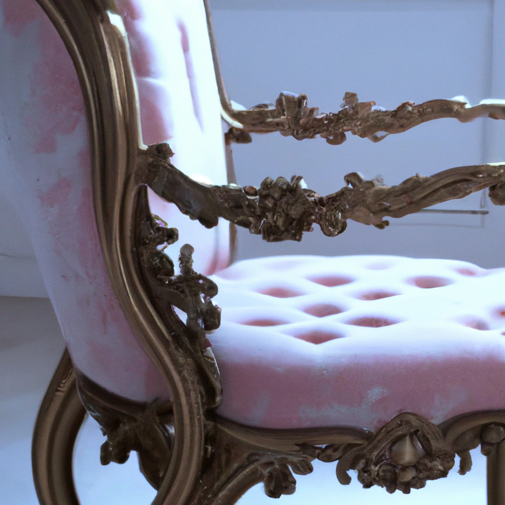 Chaise baroque angelique conforama antique