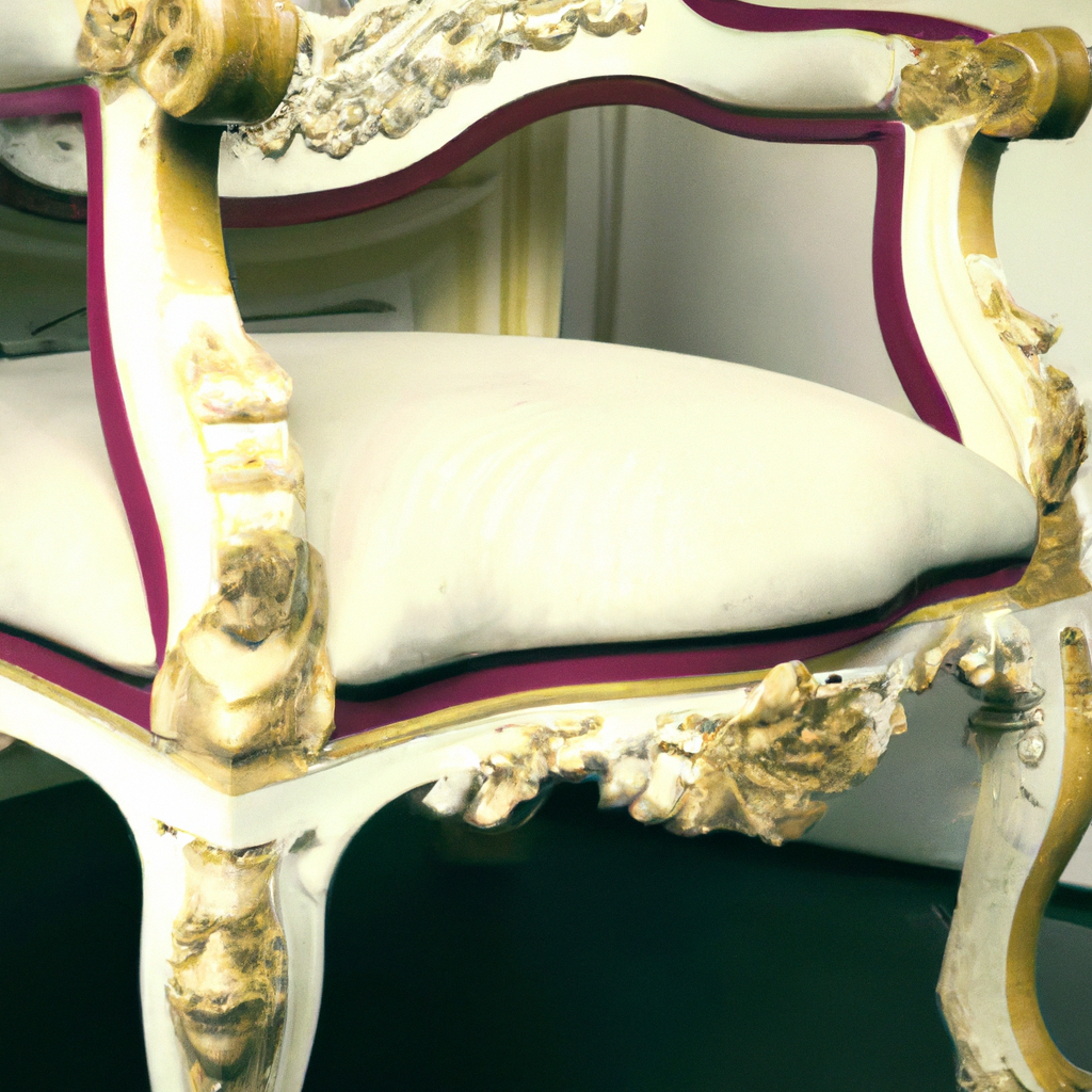 Chaise baroque fille