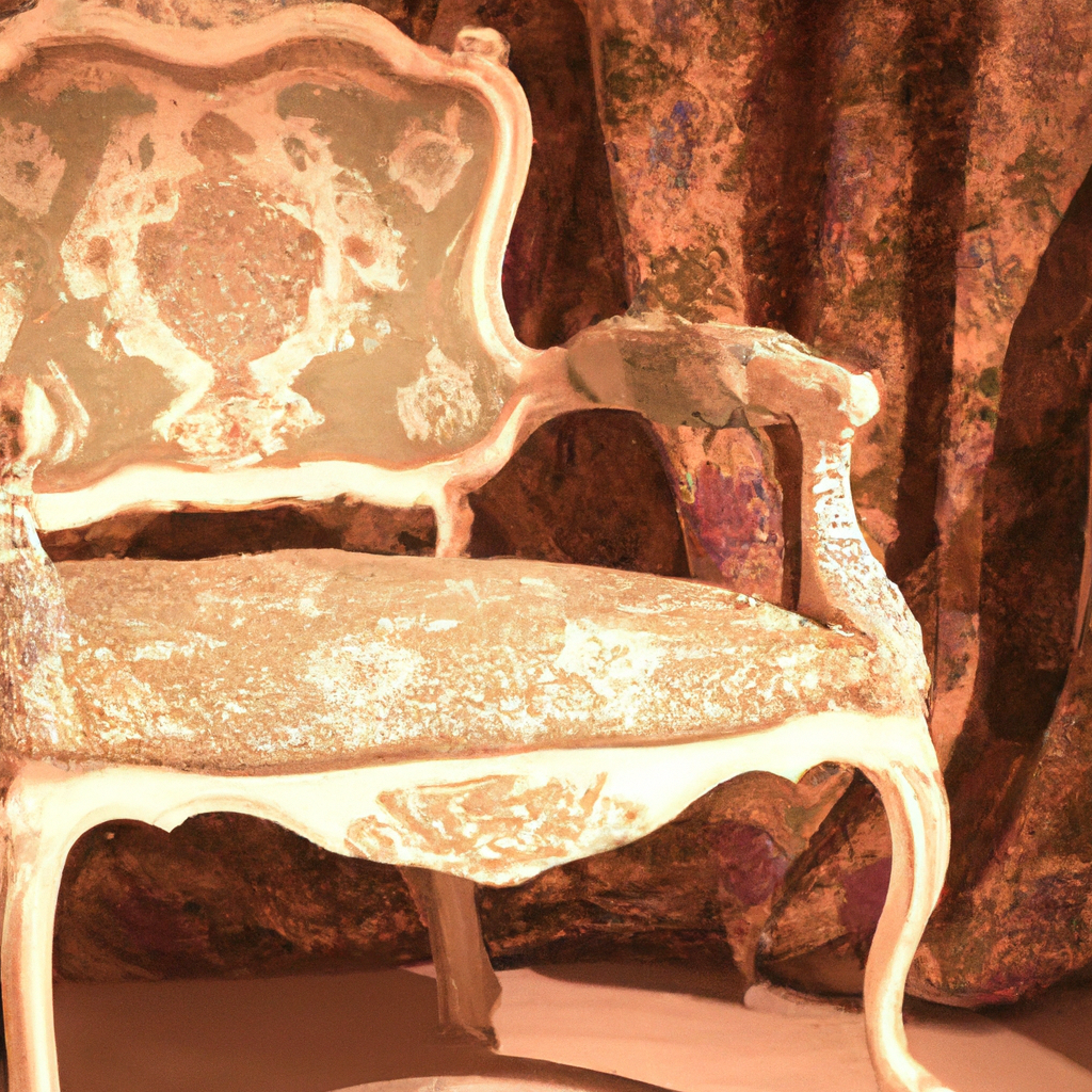 Chaise baroque dessin