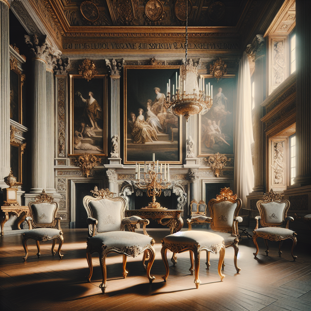 Les chaises baroques dans l'art et la culture : une perspective historique.