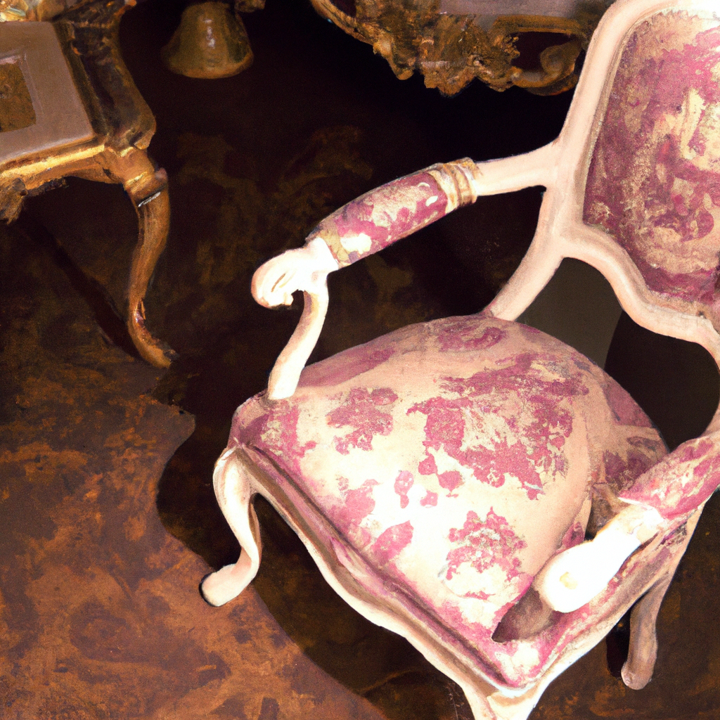 Chaise baroque a vendre