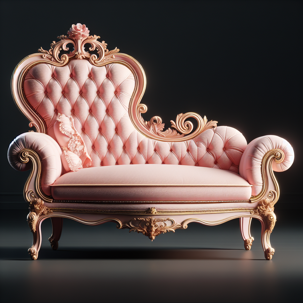 Chaise baroque rose ikea