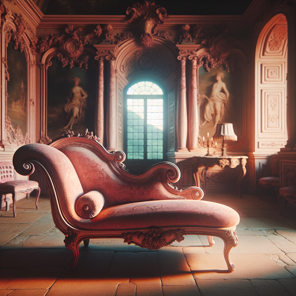 Chaise baroque rose maison du monde