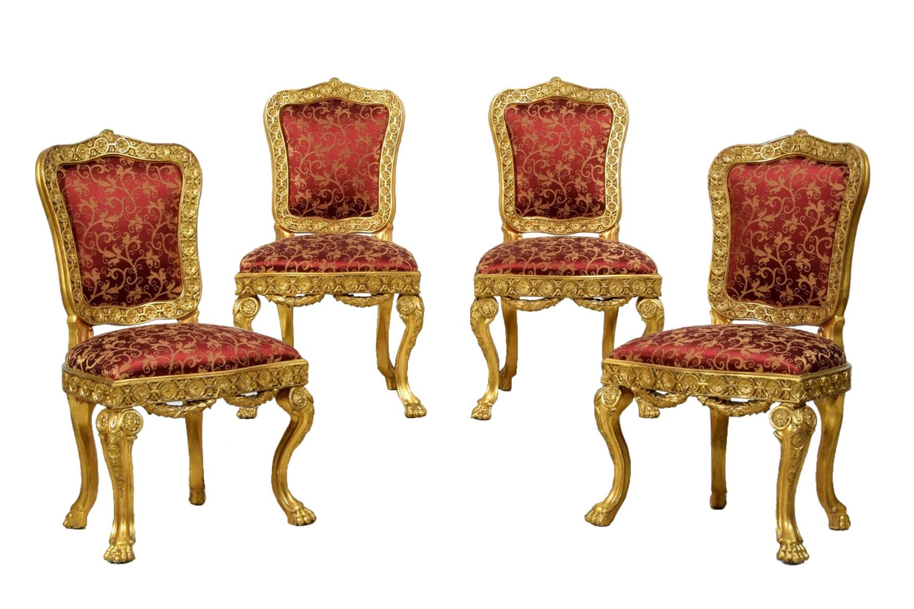 Chaises Baroques Noires